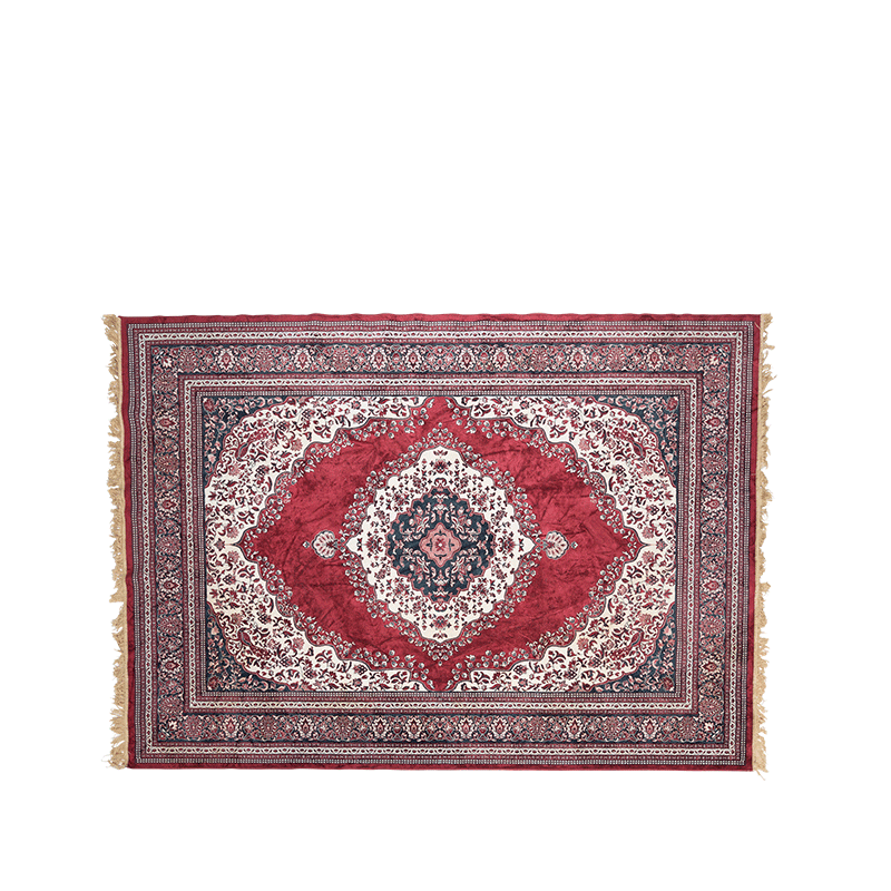 Vintage Teppich rötlich 197 x 280 cm