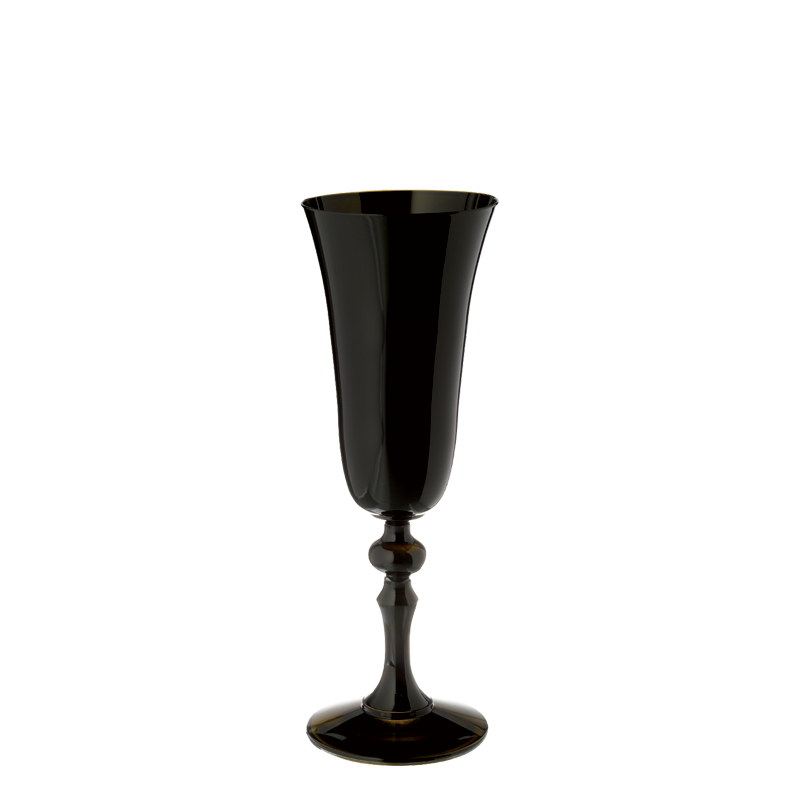 Champagnerglas schwarz, 15 cl
