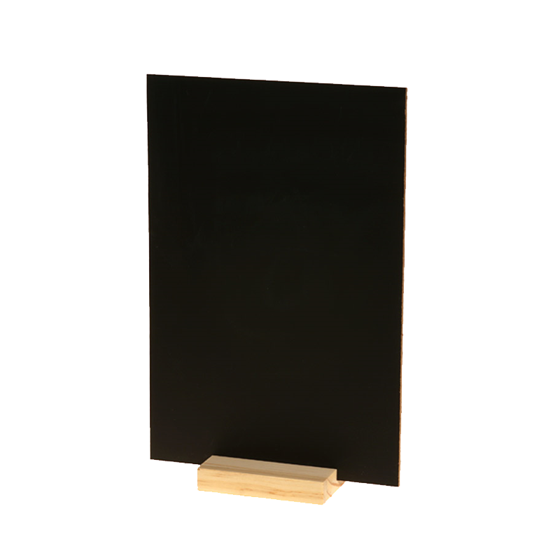 Tisch-Schiefertafel auf Holzsockel 20 x 30 cm