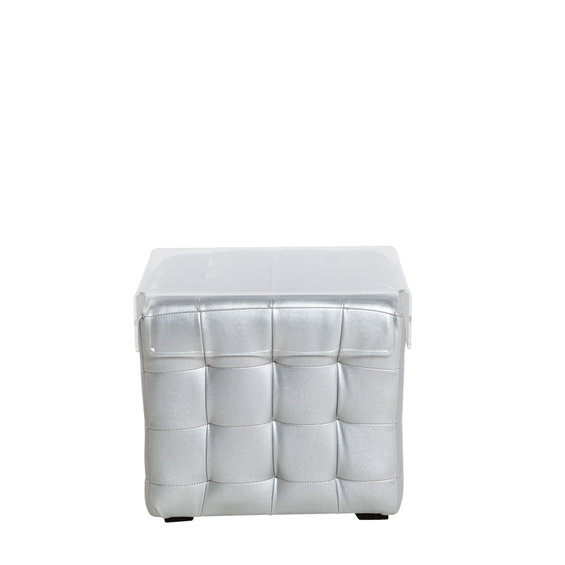 Tisch Chesterfield silber 44 x 44 cm H 42 cm