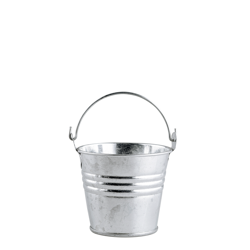Zinkeimer natur Ø 6,5 cm H 5 cm