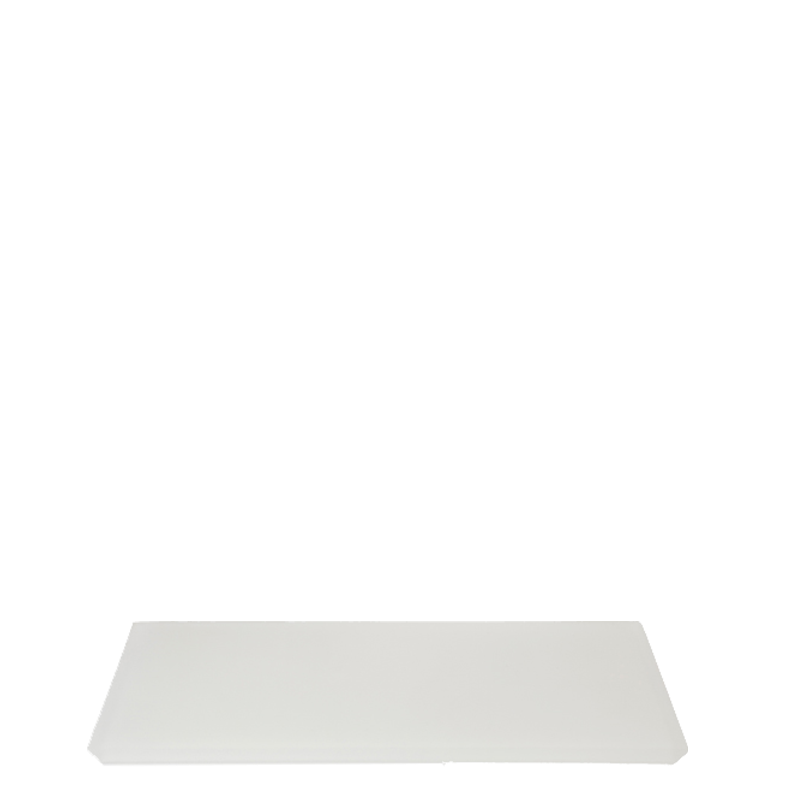 Tablett aus Kunstharz, weiss 20 x 30 cm