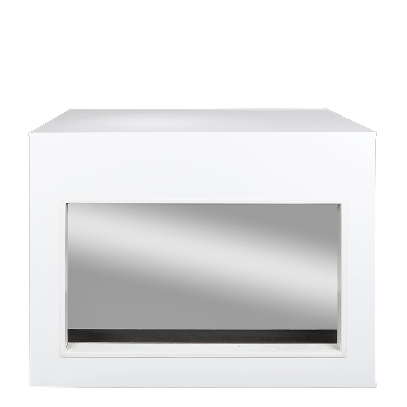 Empfangstheke Vision H 110 cm L 200 cm T 40 cm