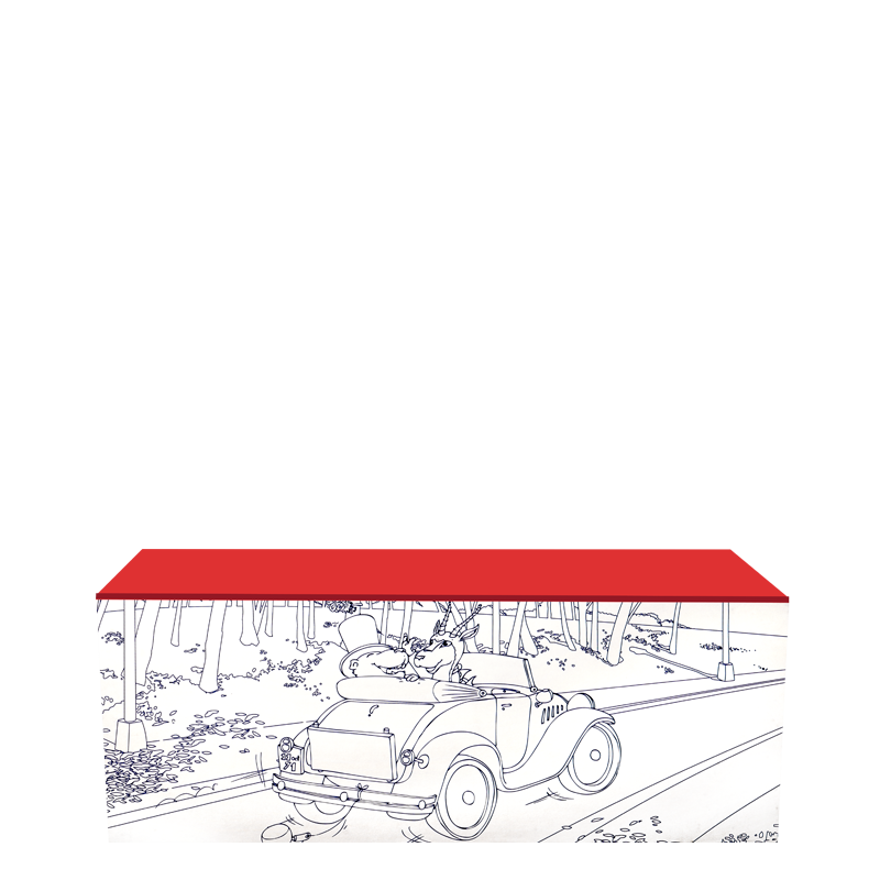 Klappbares Kinderbuffet 80 x 180 cm H 71 cm