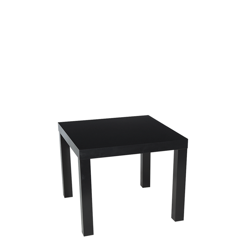Tisch tief schwarz 55 x 55 cm H 45 cm