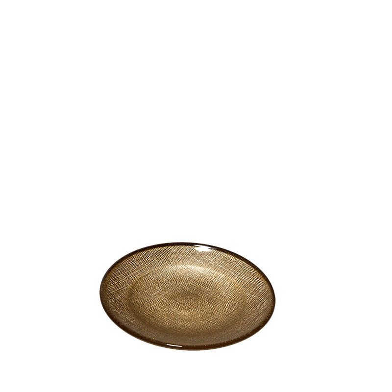 Brotteller Strass gold Ø 14 cm