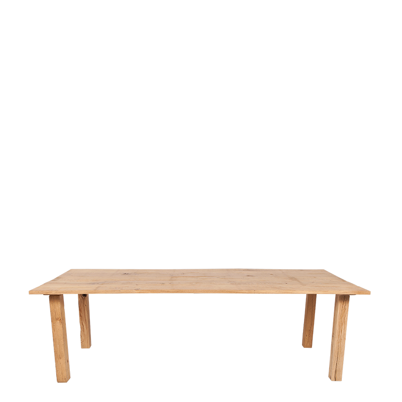 Tisch Natur aus Eichenholz 240 x 100 cm