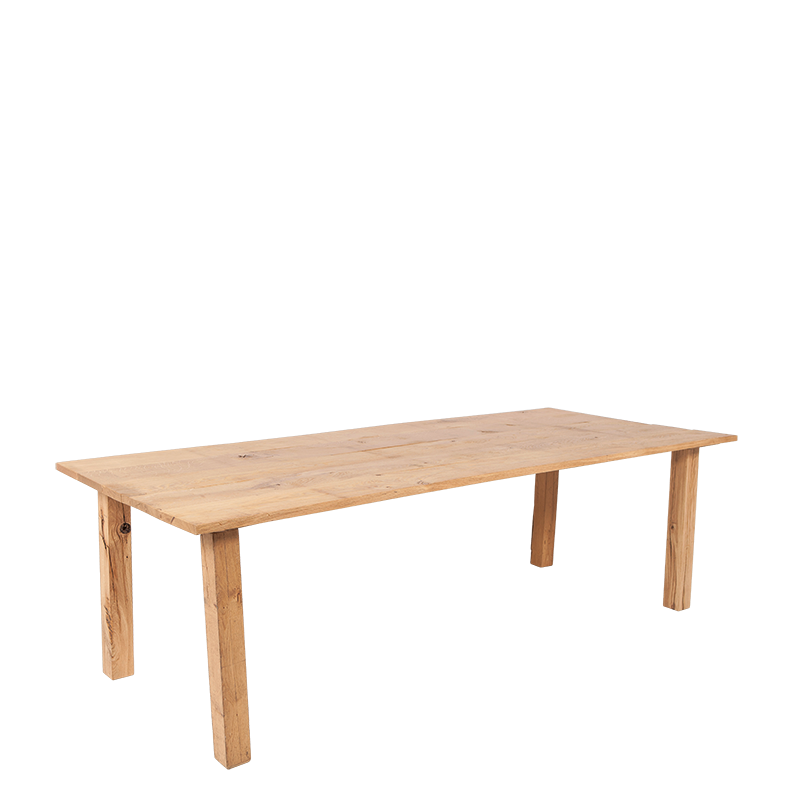 Tisch Natur aus Eichenholz 240 x 100 cm
