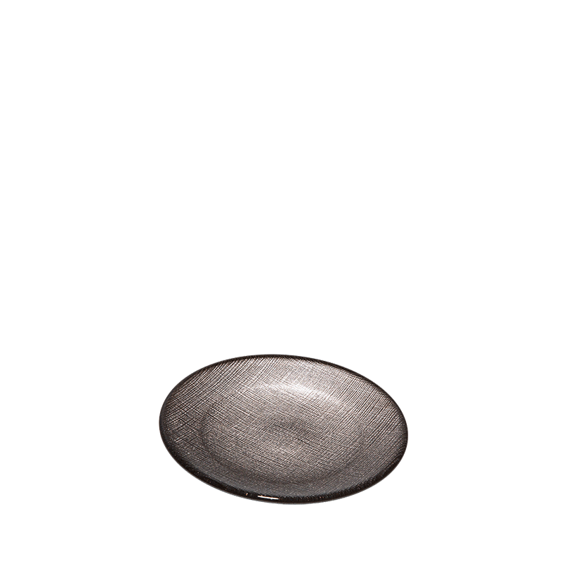 Brotteller Glas Taupe Ø 14cm