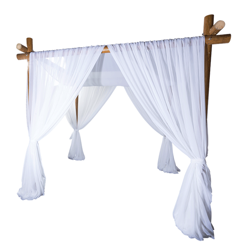 Pergola mit Segeldach 300 x 300 cm H 280 cm