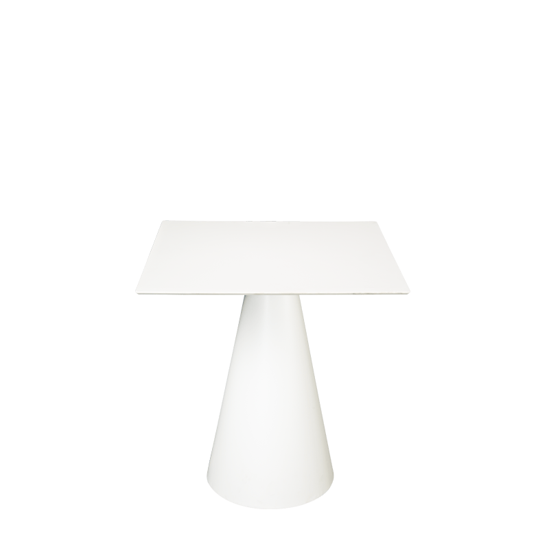 Tisch Icône weiss, 69 x 69 cm H 72 cm