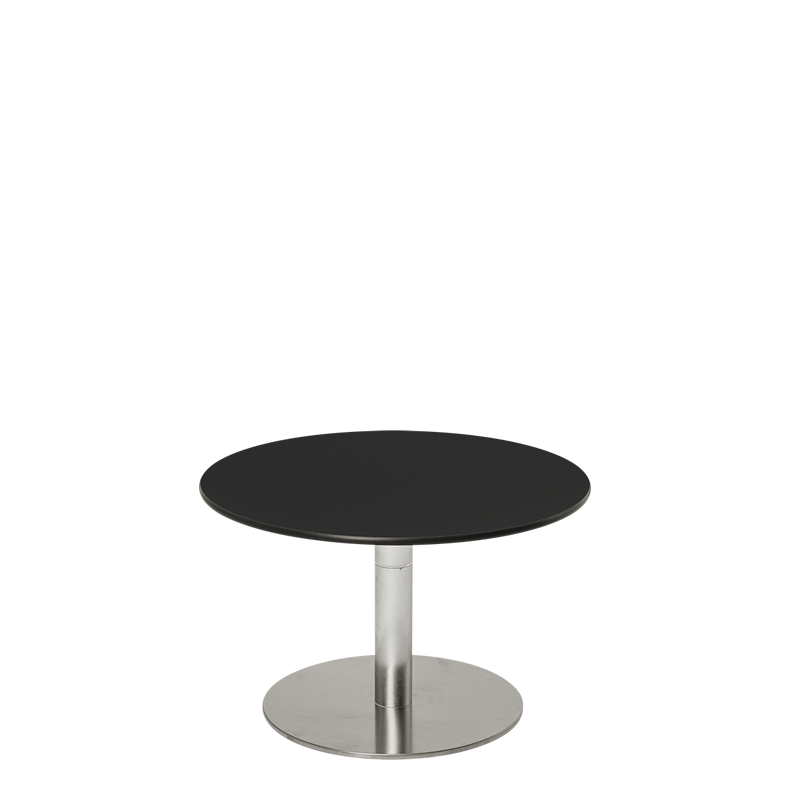 Tisch tief Hobby schwarz Ø 60 cm H 40 cm
