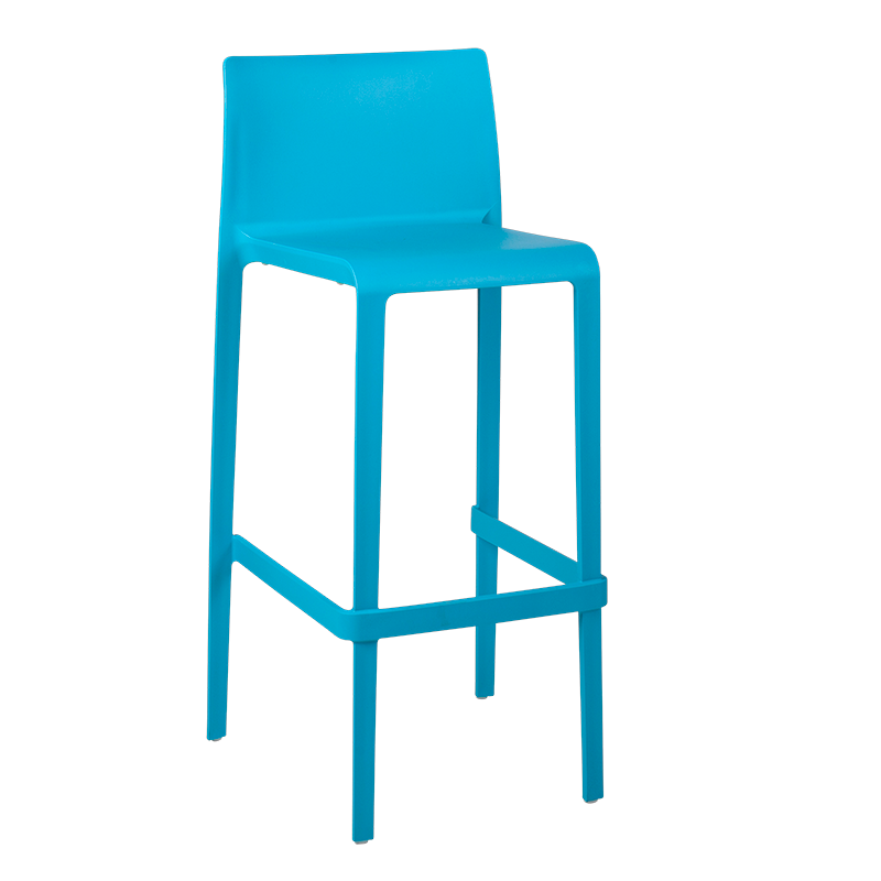 Barstuhl Sila blau H 100 cm