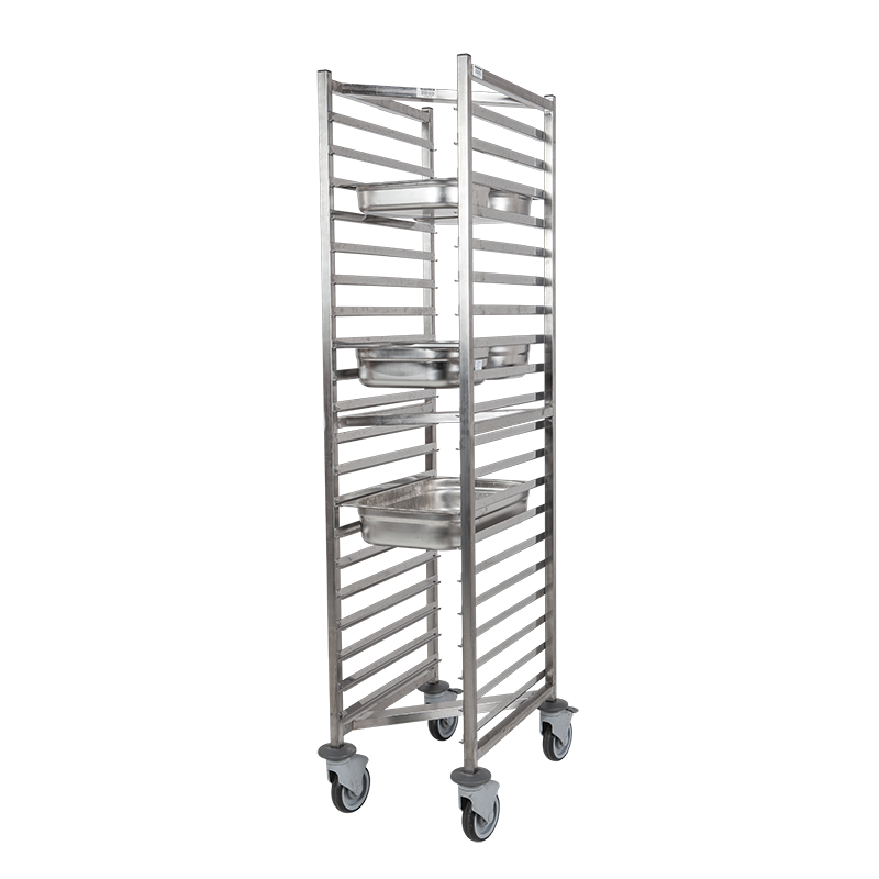Regalwagen Gastrobleche GN 1/1, 46 x 63 cm, H 179 cm