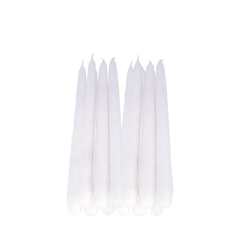 12er-Pack Kerzen weiss 30 cm