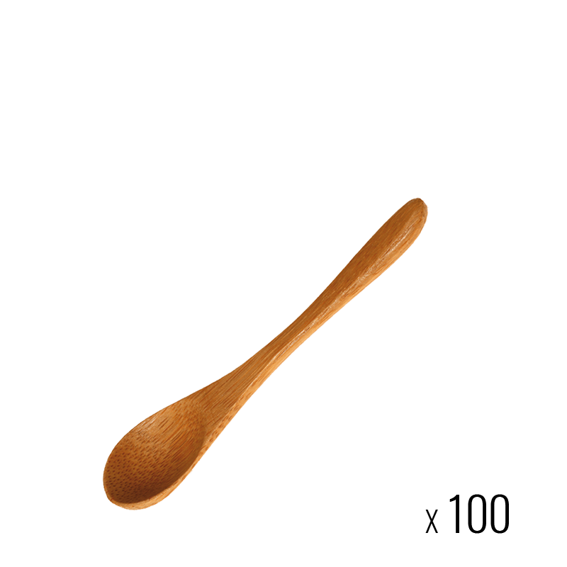 100er-Pack Bambuslöffel 9 cm