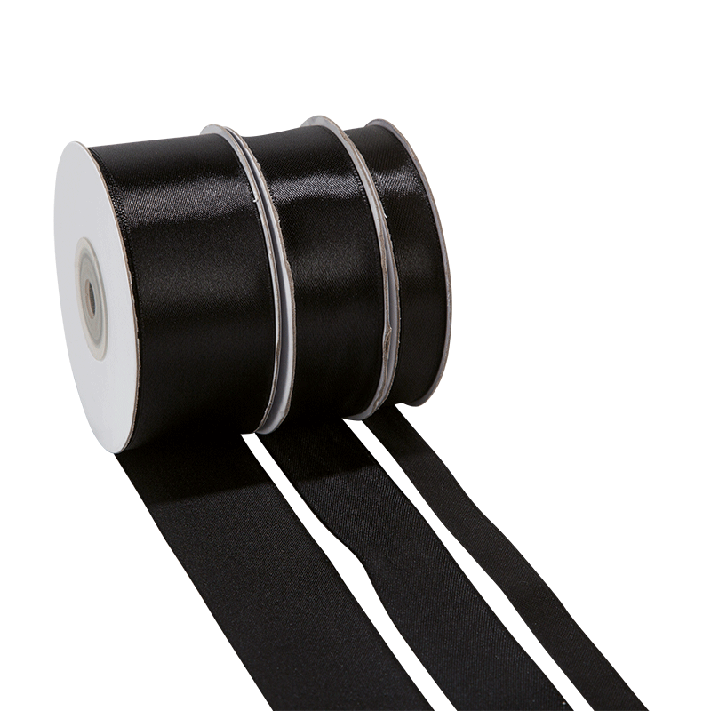 Satinband schwarz