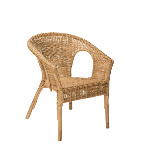 Sessel aus Rattan H 79 cm