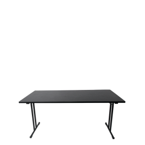 Seminar-Tisch schwarz 80 x 160 cm