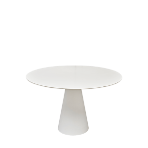 Table Icône ronde blanche Ø 130 cm H 72 cm