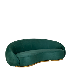 Sofa Lorenza grün 100 x 220 H 73 cm