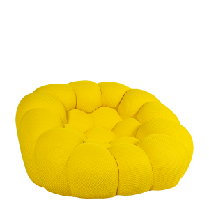 Fauteuil Bulle Jaune 115 x 118 cm H 78 cm