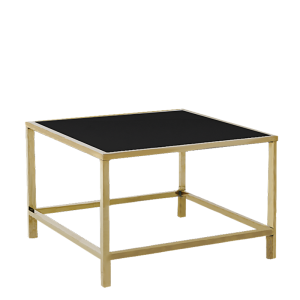 Beistelltisch Unico quadratisch Gold 65 x 65 cm H 40 cm