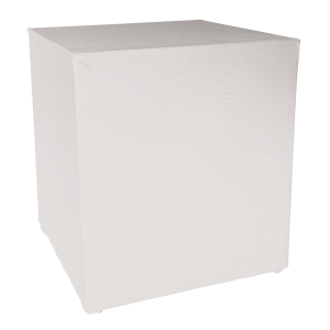 Buffet Cube houssé 3 faces 100 x 100 cm H 109 cm