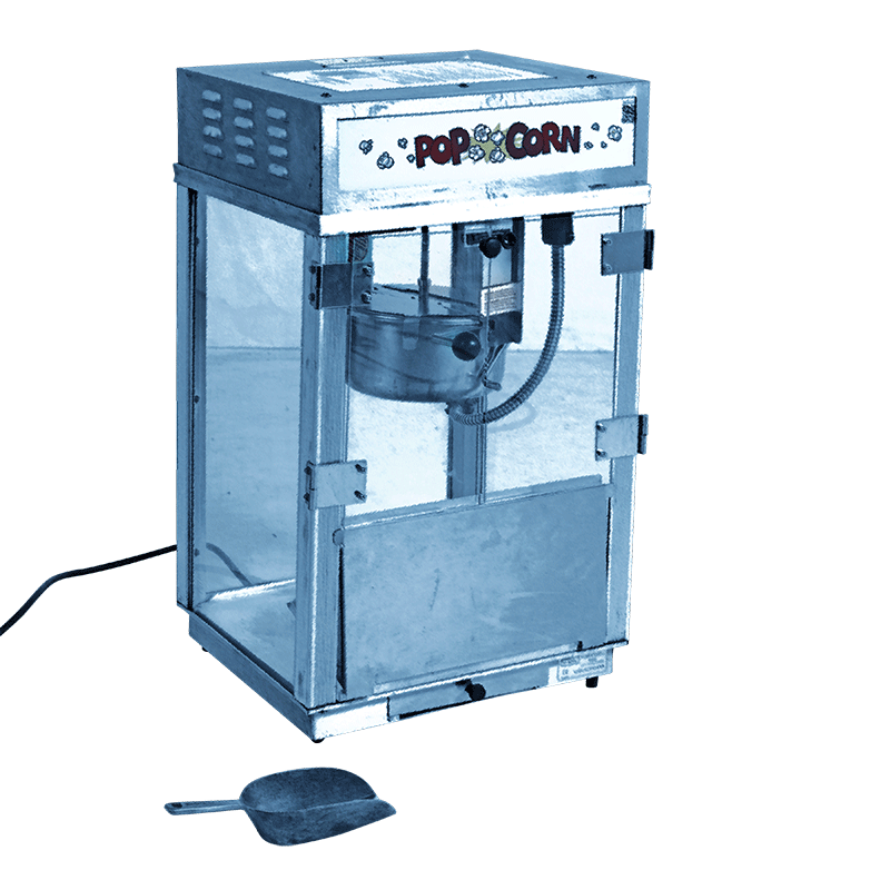 Pop-Corn-Maschine : 220 V + Pop-Corn-Kelle