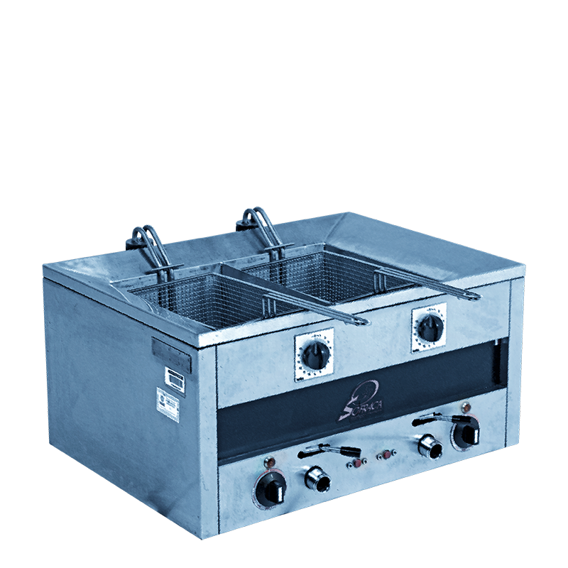 Doppel-Fritteuse 2x 7 Liter – elektrisch 220V