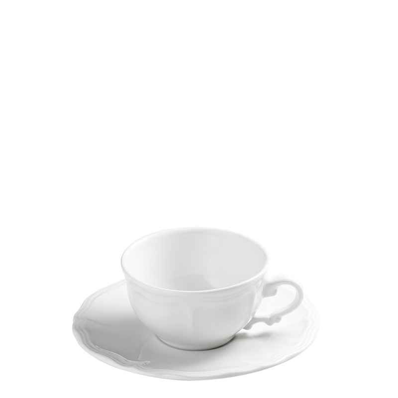 Kaffee-/Teetasse mit Unterteller Rohan 23 cl