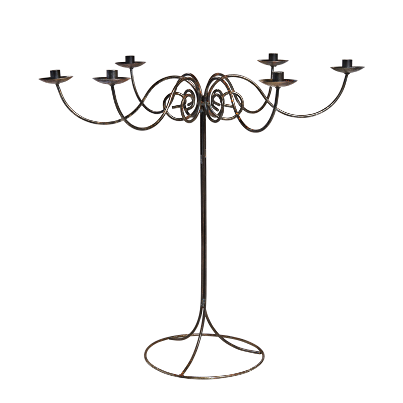 Chandelier fer forgé Ø 84 cm H 75 cm