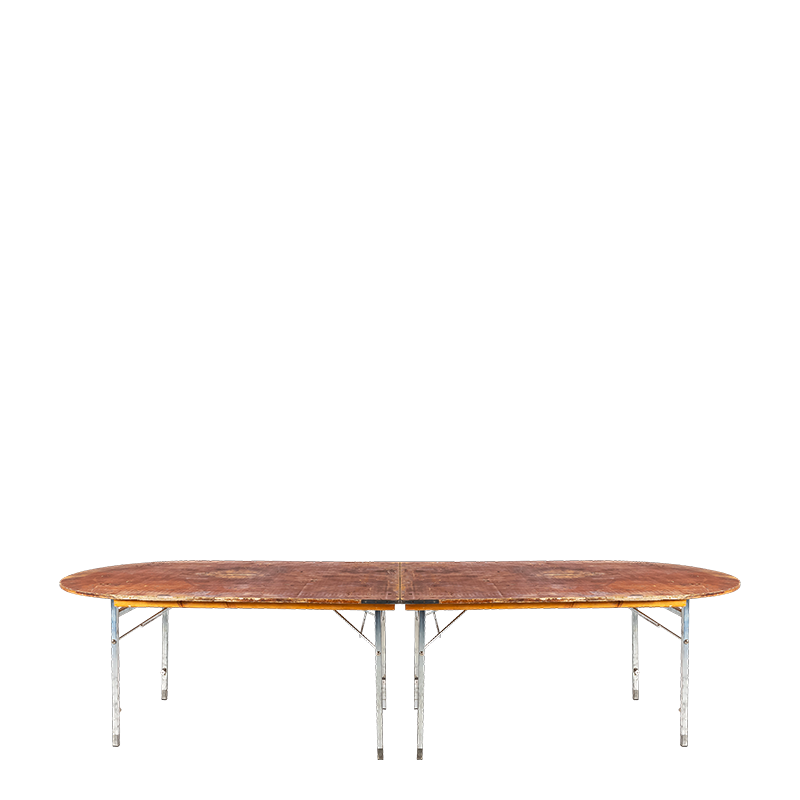 Table ovale 100 x 300 cm