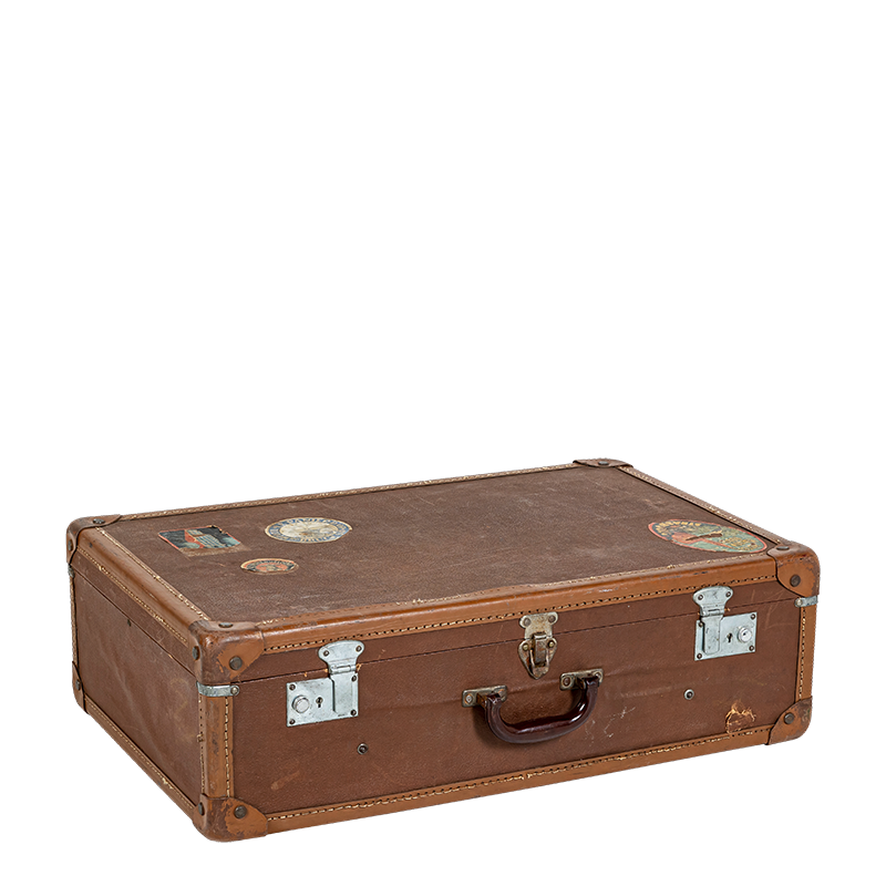Vintage Koffer 36 x 45 cm H 22 cm