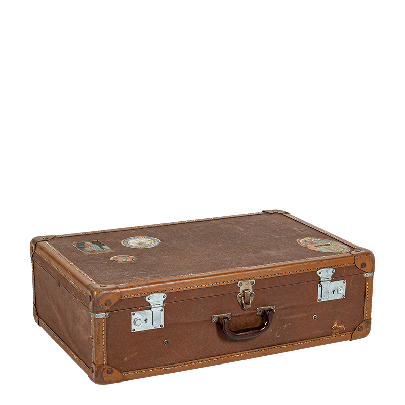 Koffer Vintage 36 x 45 cm H 22 cm