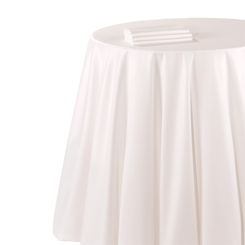 Serviette de table chintz blanc 60 x 60 cm ignifugée M1