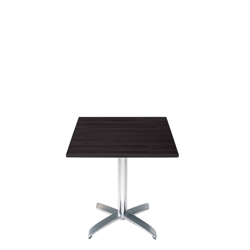 Tisch viereckig schwarz 70 x 70 cm H 73 cm
