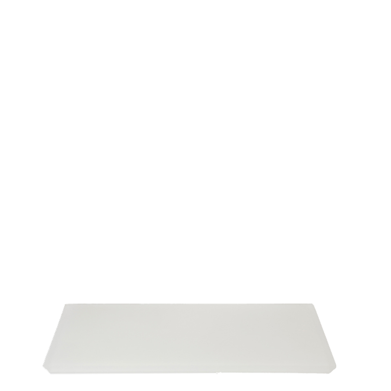 Tablett aus Kunstharz weiss 20 x 30 cm