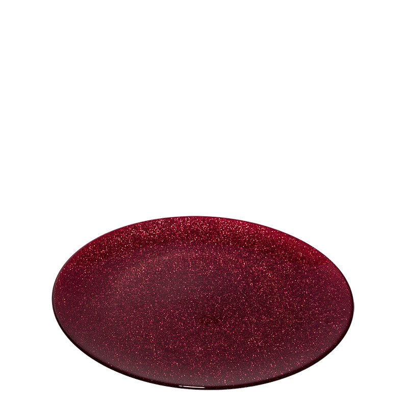 Platzteller Strass rot Ø 32 cm