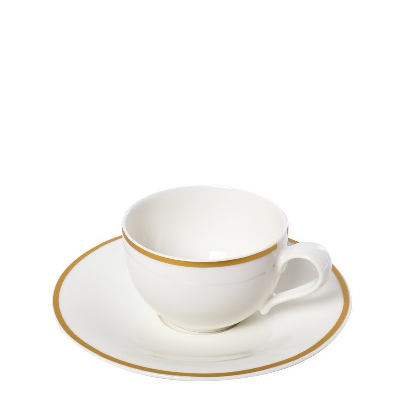 Kaffee-/Teetasse mit Unterteller Luxor 25 cl