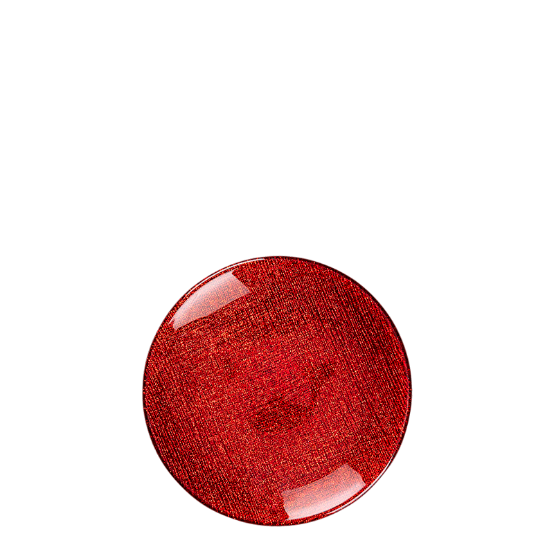 Brotteller Strass rot Ø 14 cm