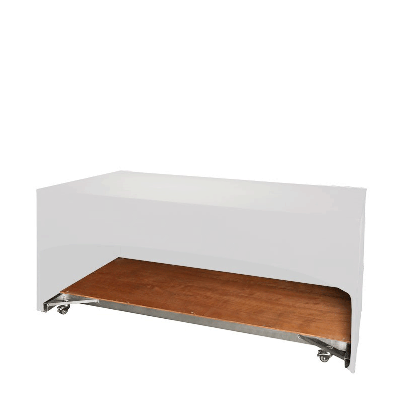 Rollgerüst für Buffet klappbar 100 x 200 cm