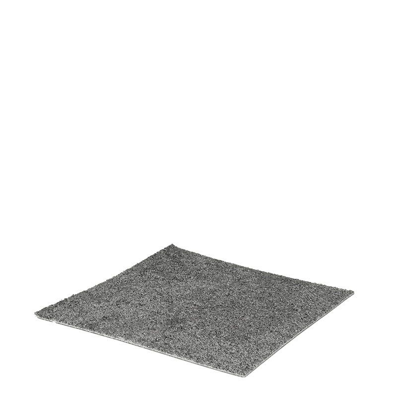 M2 Teppich dunkelgrau mit Verlegung