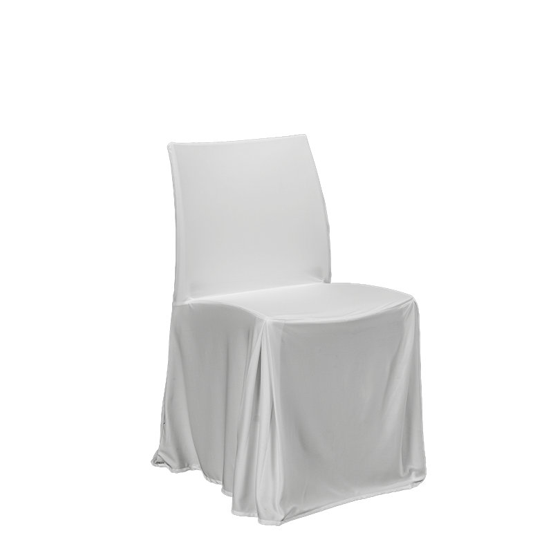 Chaise Opale avec housse blanche