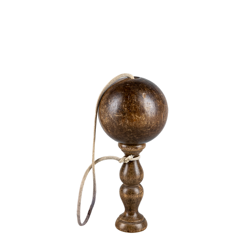 Vintage Bilboquet - Kugelfangspiel aus Holz