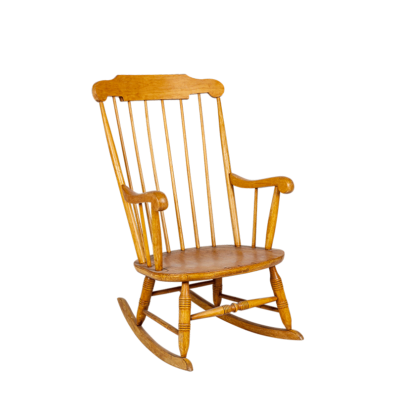 Schaukelstuhl H 100 cm