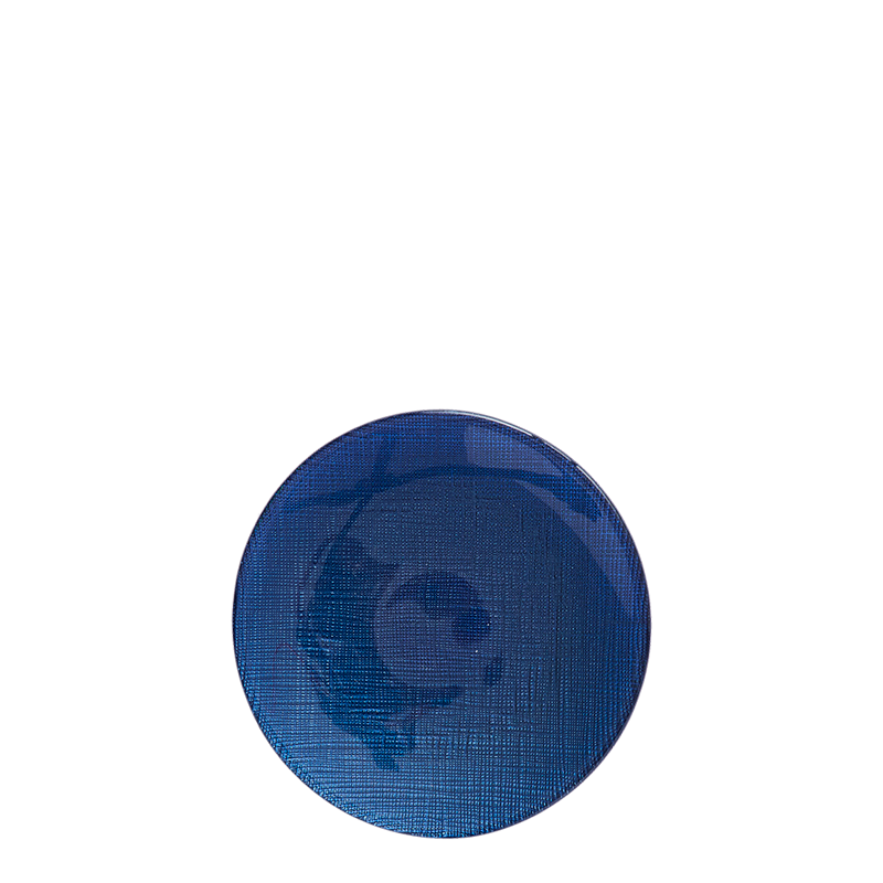 Brotteller Glas blau Ø 14cm