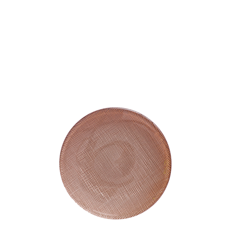 Brotteller Glas Taupe Ø 14cm