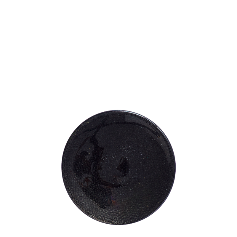 Brotteller Glas schwarz Ø 14cm