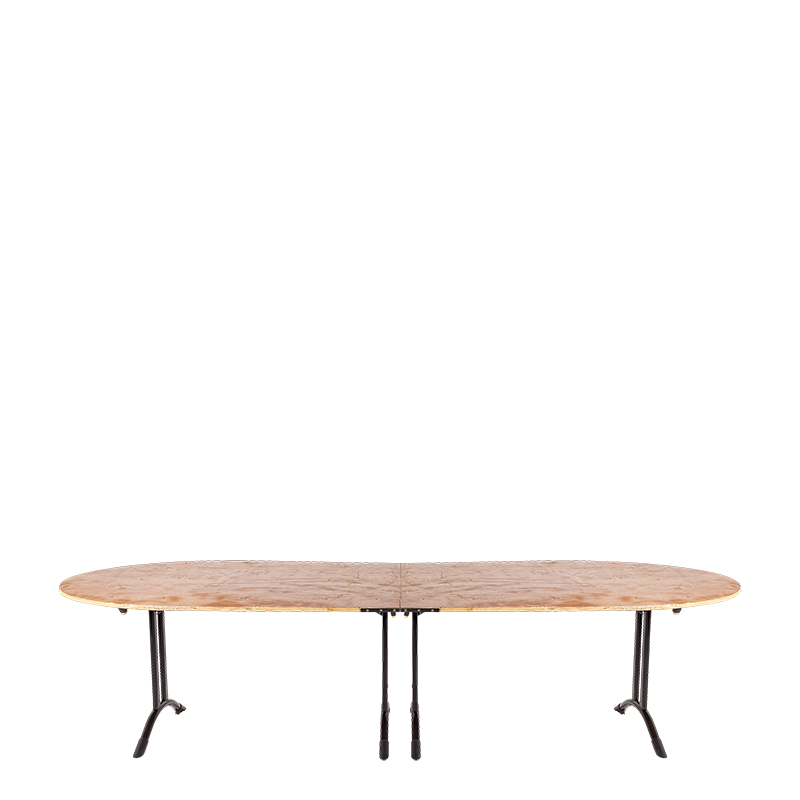 Tisch Oval 130 x 300 cm